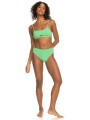 Zielone prążkowane figi bikini (S)