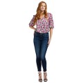 Ciemnoniebieskie jeansy rurki (25/30)