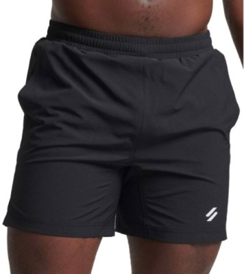 Czarne kąpielówki kieszenie (S)