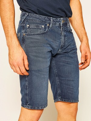 Granatowe spodenki jeansowe (33)