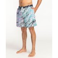 Wzorzyste boardshorty wiązanie (2XL)