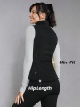Czarna kamizelka zamki (2XL)