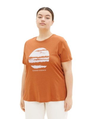 Luźny t-shirt nadruk (48)