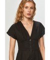 Czarny kombinezon v neck (L)