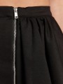 Czarna spódnica mini falbana (S)