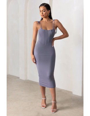 Dopasowana sukienka midi (34)