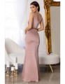 Brudny róż spódnica maxi (34)