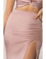 Brudny róż spódnica maxi (34)