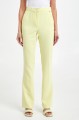 Limonkowe proste spodnie (M)