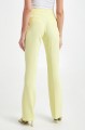 Limonkowe proste spodnie (M)