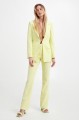 Limonkowe proste spodnie (M)