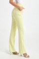 Limonkowe proste spodnie (M)
