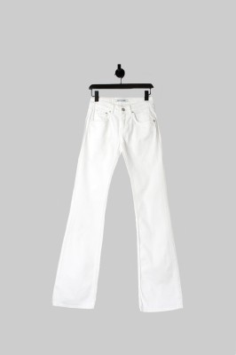 Śmietankowe jeansy bootcut (25)