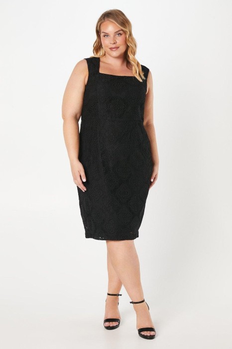 Czarna koronkowa sukienka (54)