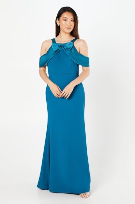 Morska sukienka maxi (36)