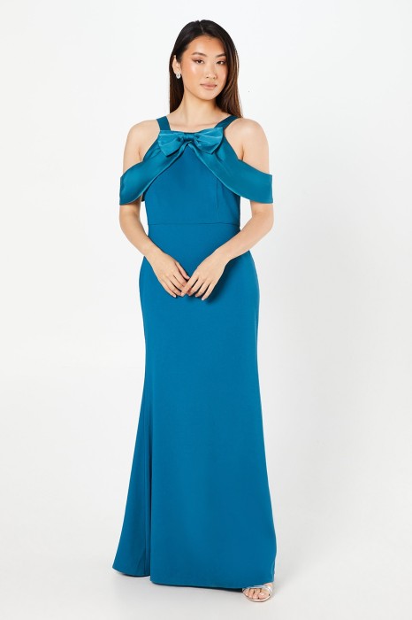 Morska sukienka maxi (36)