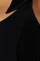 Czarna sukienka wiązane ramiączka (36)
