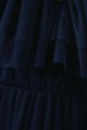 Granatowa tiulowa sukienka pasek (38)