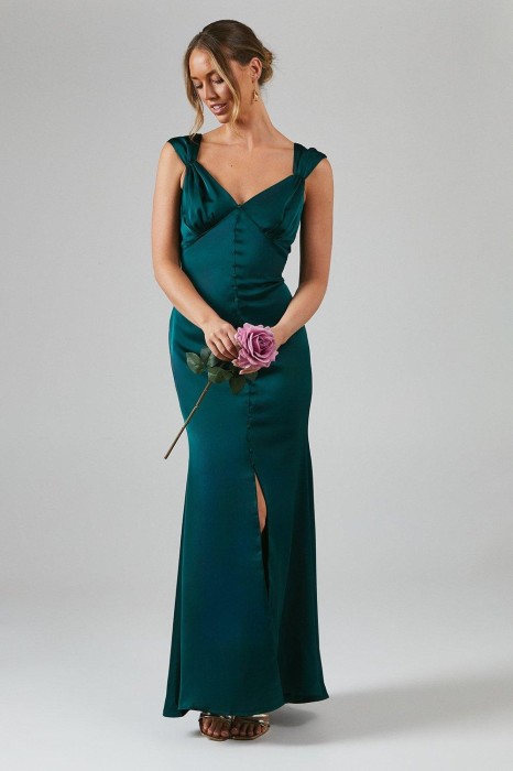 Satynowa sukienka maxi (36)