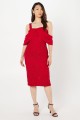 Czerwona sukienka koronkowa (40)