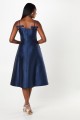 Granatowa sukienka midi (40)