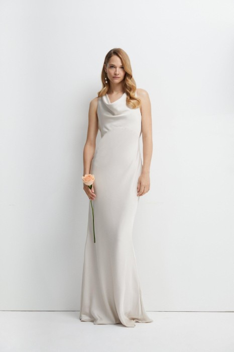Satynowa maxi sukienka (44)