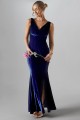Welurowa sukienka maxi (44)
