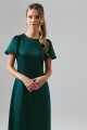 Ciemnozielona sukienka maxi (12-13L)