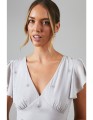 Szara sukienka maxi v neck (46)