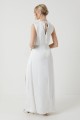 Biała satynowa suknia maxi (40)