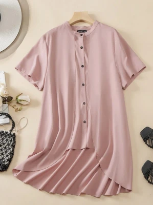 Asymetryczna dłuższa koszula (1XL)