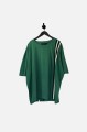 Zielona sukienka t-shirt lampasy