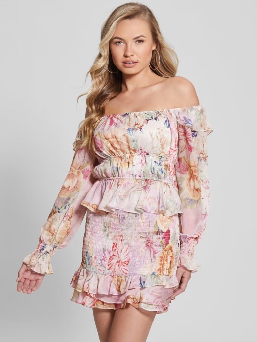 Blusa com Padrão Azura - Guess  1.jpg