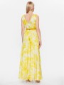 Żółta sukienka maxi wzór (38)