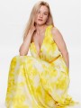 Żółta sukienka maxi wzór (38)
