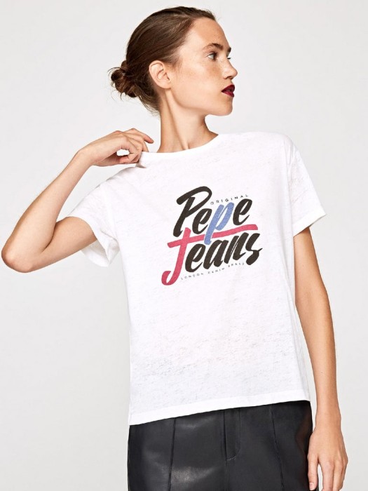 T-shirt Bianco Pepe Jeans (1).jpg