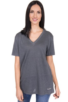 Grafitowy luźny t-shirt (XS)