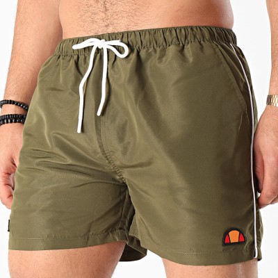 Khaki kąpielówki kieszenie logo (S)