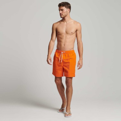 Pomarańczowe spodenki kąpielowe  (S)
