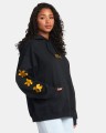 Czarna bluza nadruk kaptur (XL)