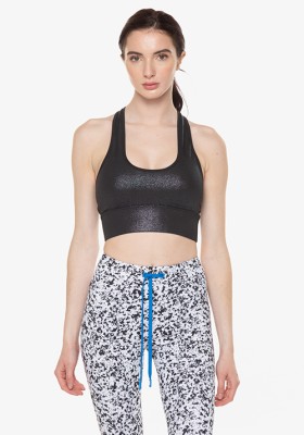 Czarny top logo (L)