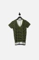 Czarny t-shirt paski