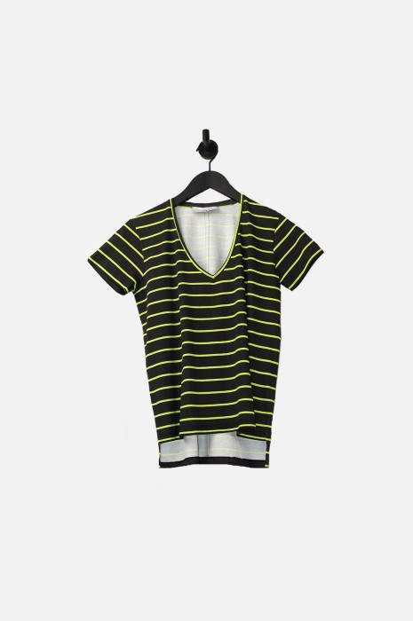 Czarny t-shirt paski