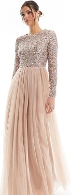 Zdobiona tiulowa sukienka (34)