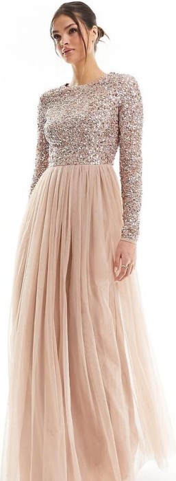 Zdobiona tiulowa sukienka (34)