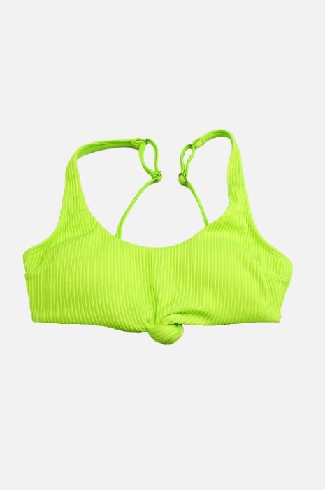Neonowy top kąpielowy