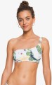 Biały top bikini wzór (S)