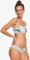 Biały top bikini wzór (S)