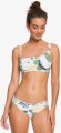 Biały top bikini wzór (S)