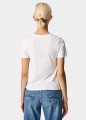 Biały t-shirt nadruk (L)
